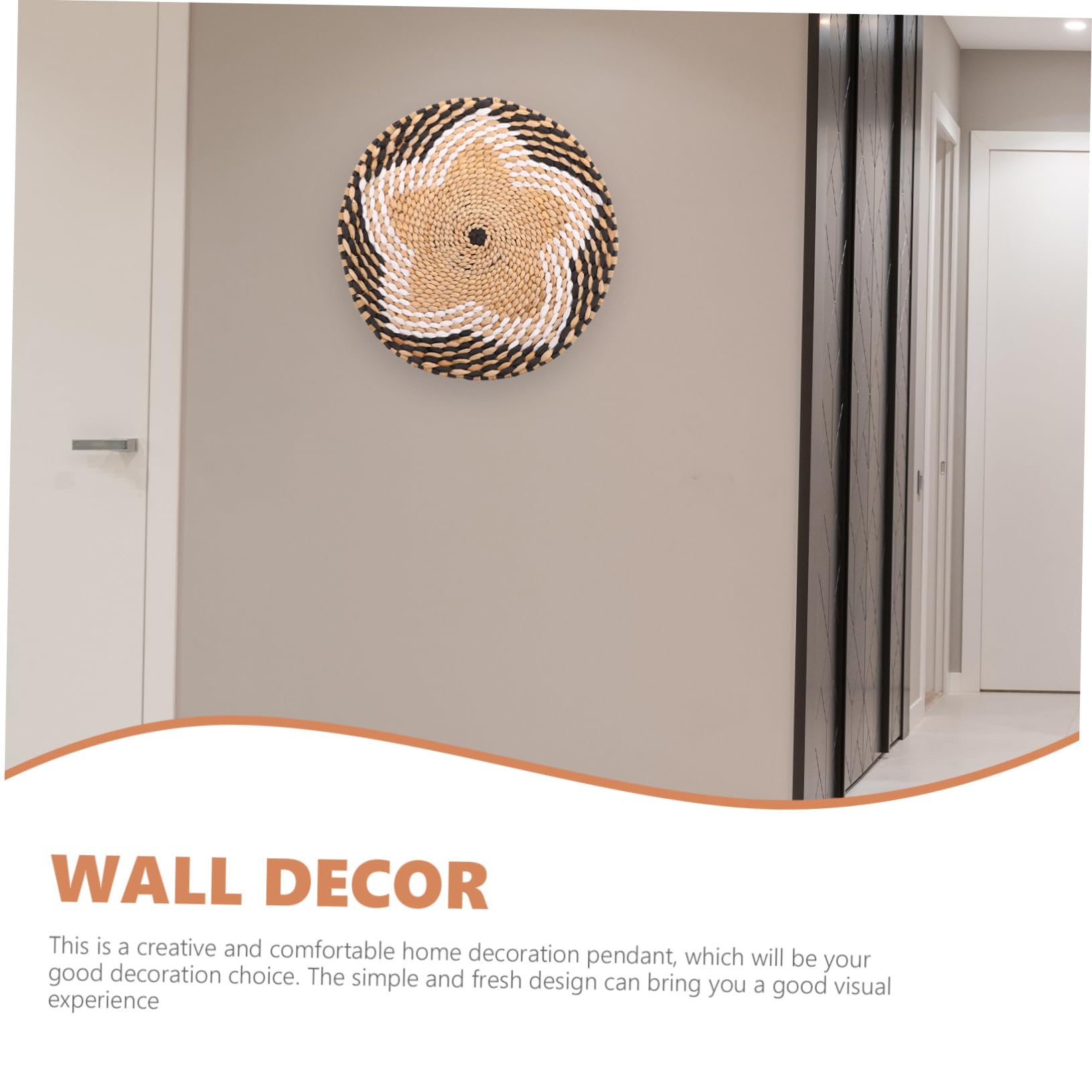 Cabilock 2piezas Adorno Colgante De Tejida Estilo Japonés Decoración De Pared Forma para Sala De Estar Acento Artesanal para Fiestas y Hogar