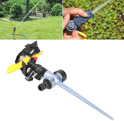 Miniatura 3 de Rociador de riego, aspersor de fácil instalación ajustable para jardín para césped y patio para la agricultura