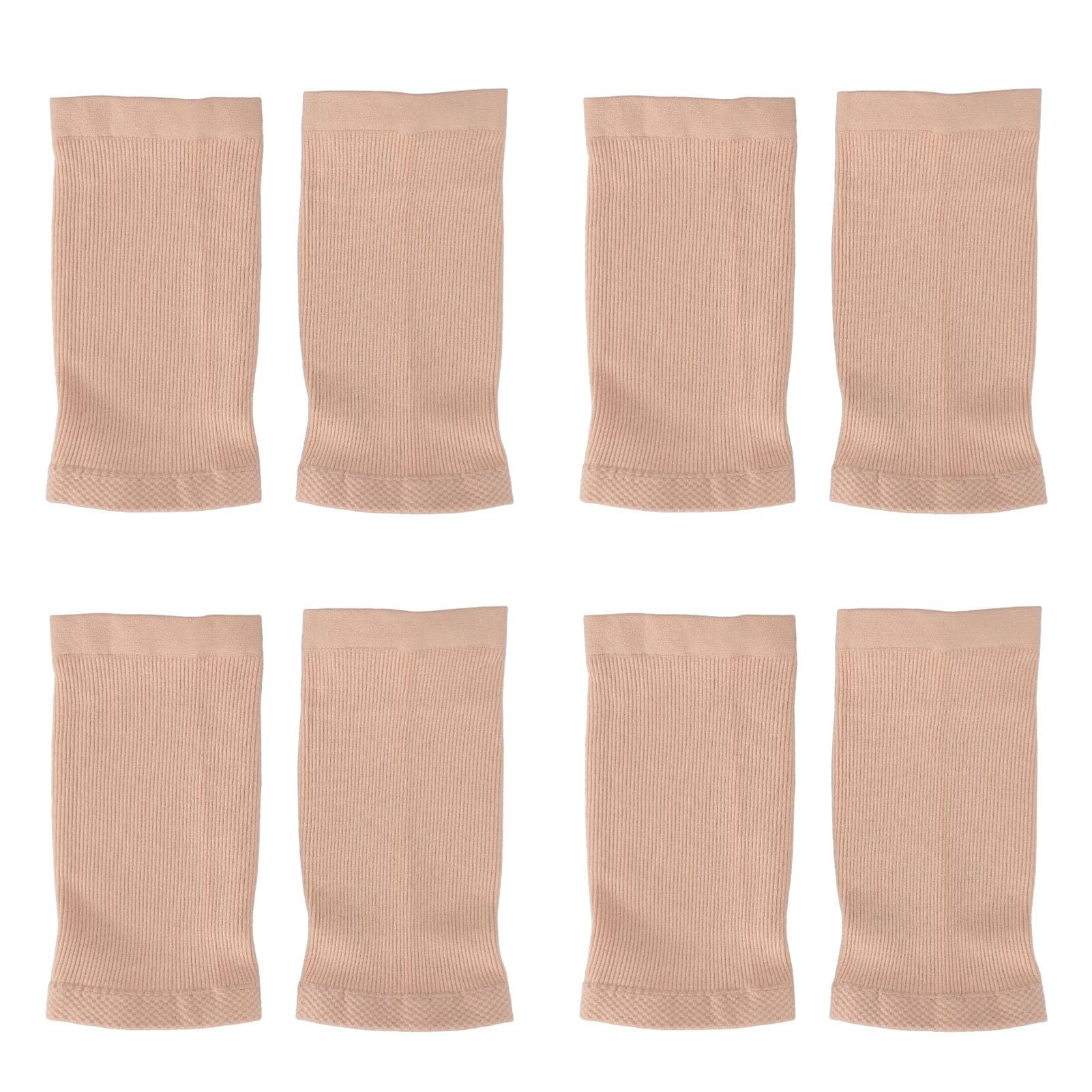 Achillessehnen Fersenschutz Socken, Atmungsaktive Gel Fersensocken mit Stoßdämpfung für Haglunds Bump, Bursitis und Tendonitis, 4 Paar, Nylon und Silikon, für Täglichen Gebrauch und Aktivitäten