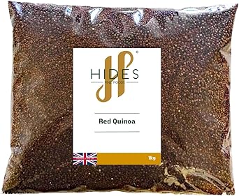 Hides Fine Foods - Quinoa Red 1kg - GMO Free - Suitable for Vegetarians - Soups - Casseroles - Curries - Salads - High Fibre - Good Source of Antioxidants