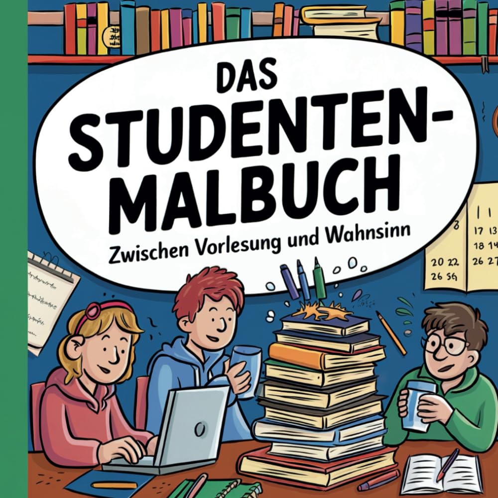Das Studenten-Malbuch: Zwischen Vorlesung und Wahnsinn