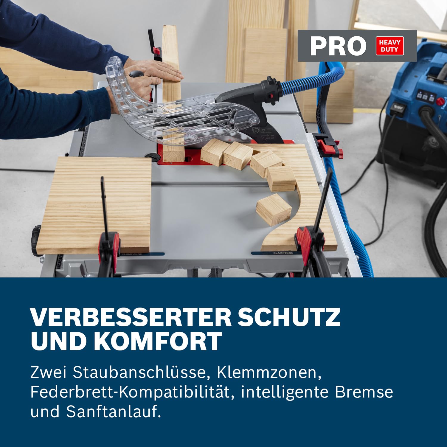 Bosch PRO Kabelgebundene Tischkreissäge GTS100-254