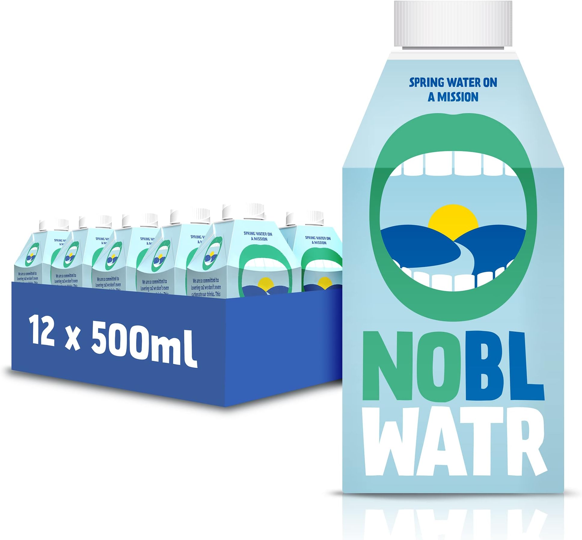 NOBL WATR - Spring Water on a Mission (500ml x 12)