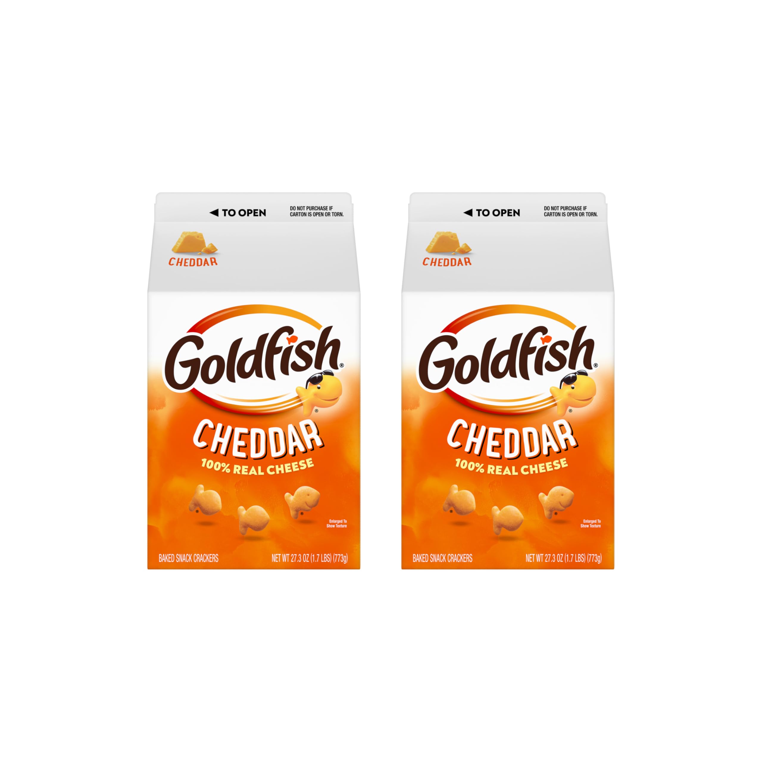 Cheddar Cheese Crackers, 27.3 oz, Pack of 2 | Carton