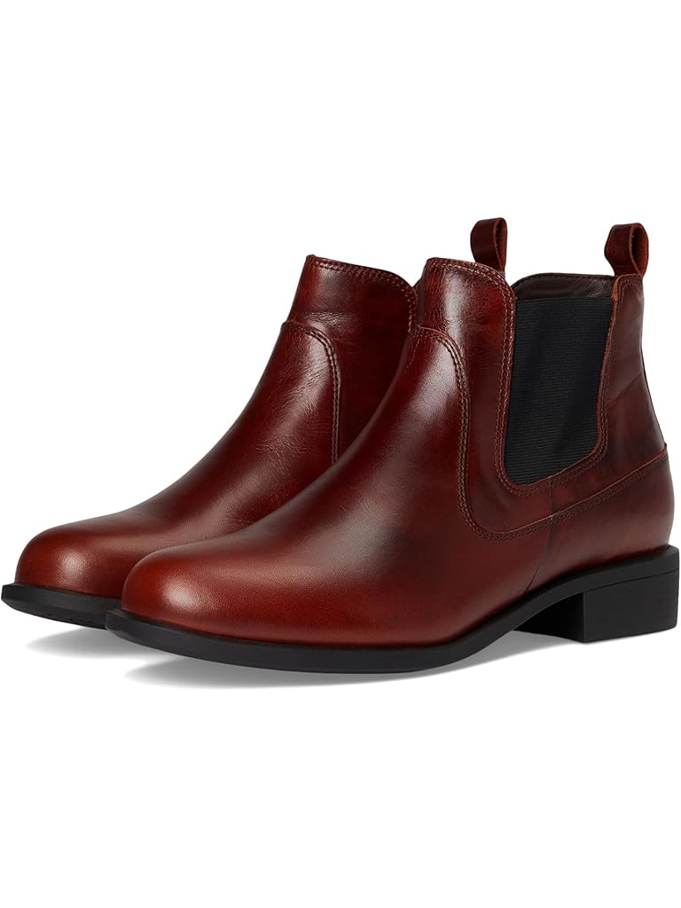 Brown SAS Mojo Side Zip Ankle Boots