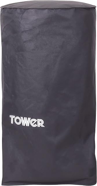 Tower T978505COV Grill Cover for T978505, Black, Waterproof and Windproof, L x W x H 47 x 58 x 107 centimetres