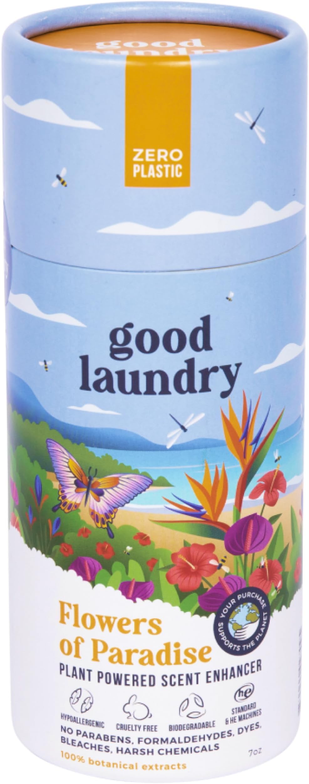 Scent Booster Beads - Flowers of Paradise Laundry Fabric Softener Bead – Eco-Friendly Laundry Bead - Scent Booster for Long-Lasting Freshness, Scent Beads for Clothes - 7oz - USA Based