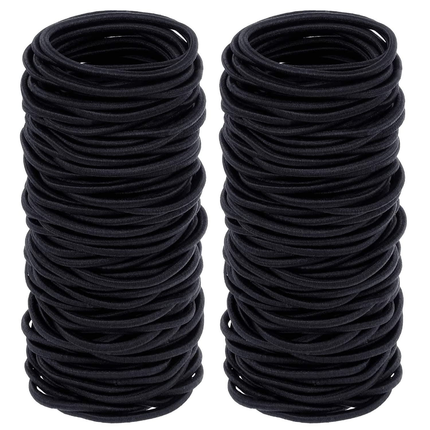 WROLY Hair Bands, Hair Bands for Women Ponytail Holders, Hair Bobbles Hair Ties 4mm