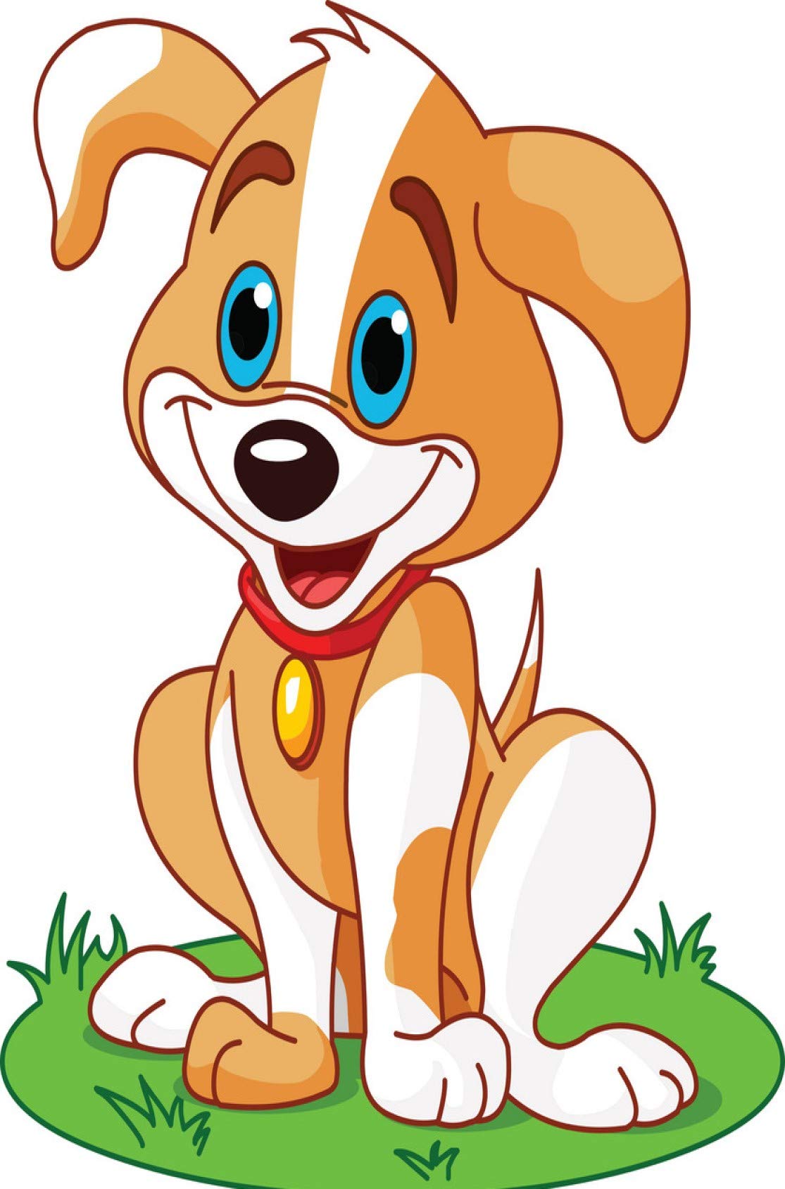 Zen CraftPuppy Size-12x18inch, Paper Thickness - 300 GSM for Room Decoration and Wall Hanging