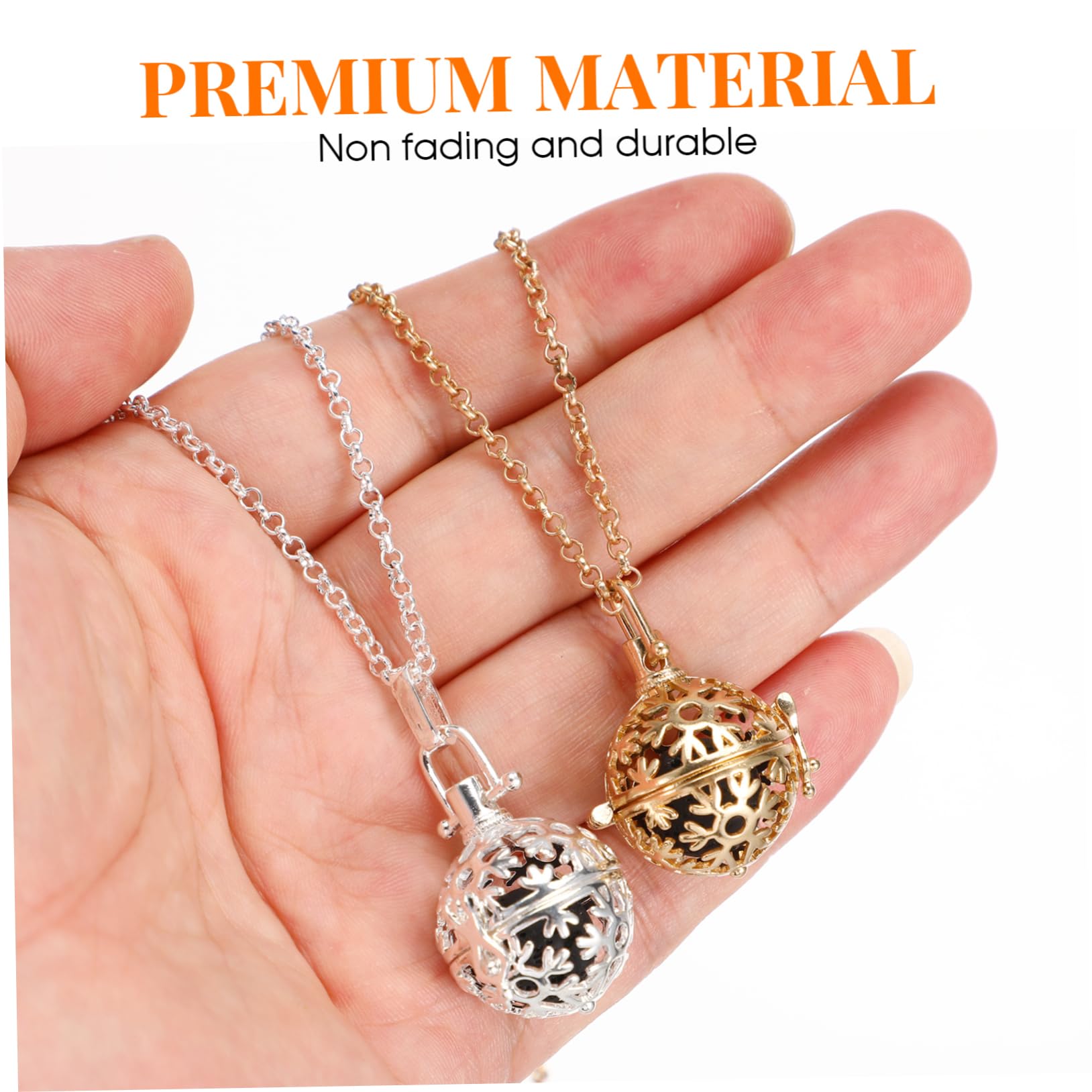 GALPADA collana per le donne collana girocollo collana diffusore di olio Pendente collana medaglione collana aromatica catena profumo Fragranza Collana di fragranze girocollo in pizzo