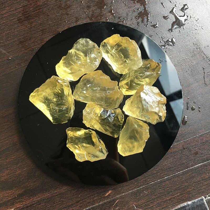 Citrine naturelle de Madagascar bloc brut jaune 400g