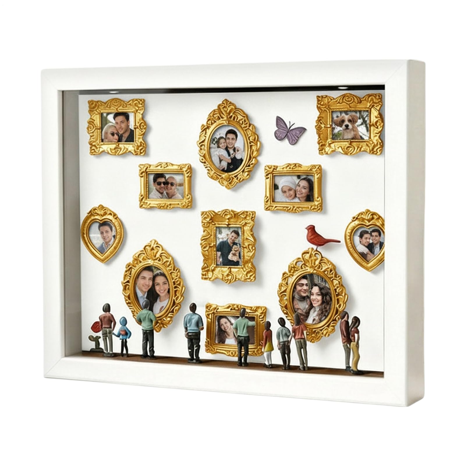 Museo en Miniatura Kit DIY Madera Iluminado Para Mostrar Recuerdos
