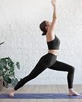 CAMBIVO Leggings haute taille pour les femmes, pantalons de yoga avec des poches pour femmes Tummy Control non voir par entraînement leggings