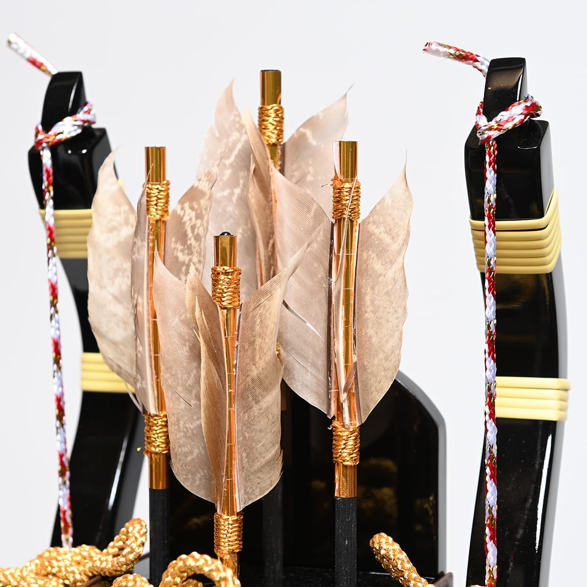 【初節句】【破魔矢】8号貴[TAKAI]木目艶消ケース【正月飾】【破魔弓】【コンパクト破魔弓】