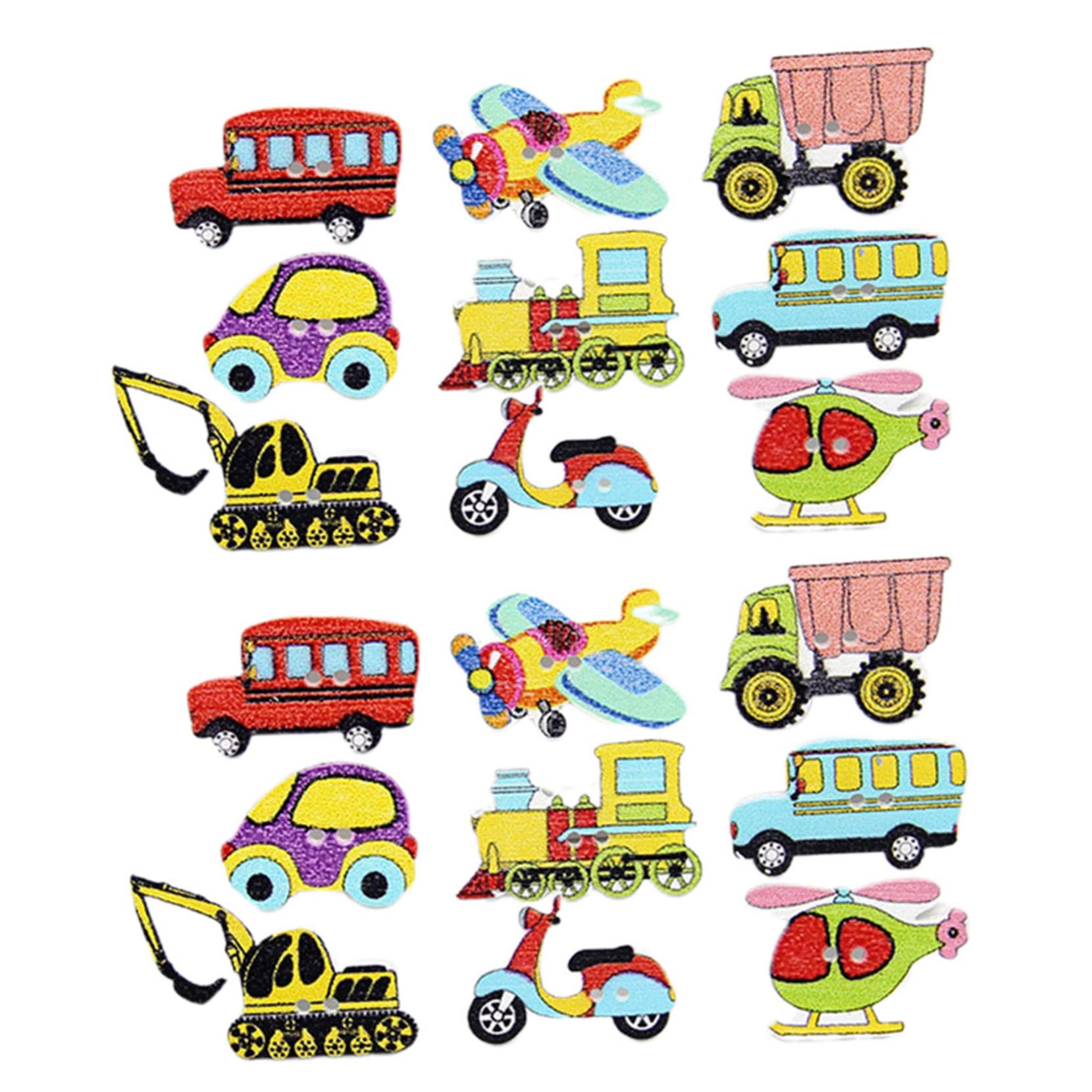 Boutons en plastique colorés lot de 100 customisation vêtement enfant