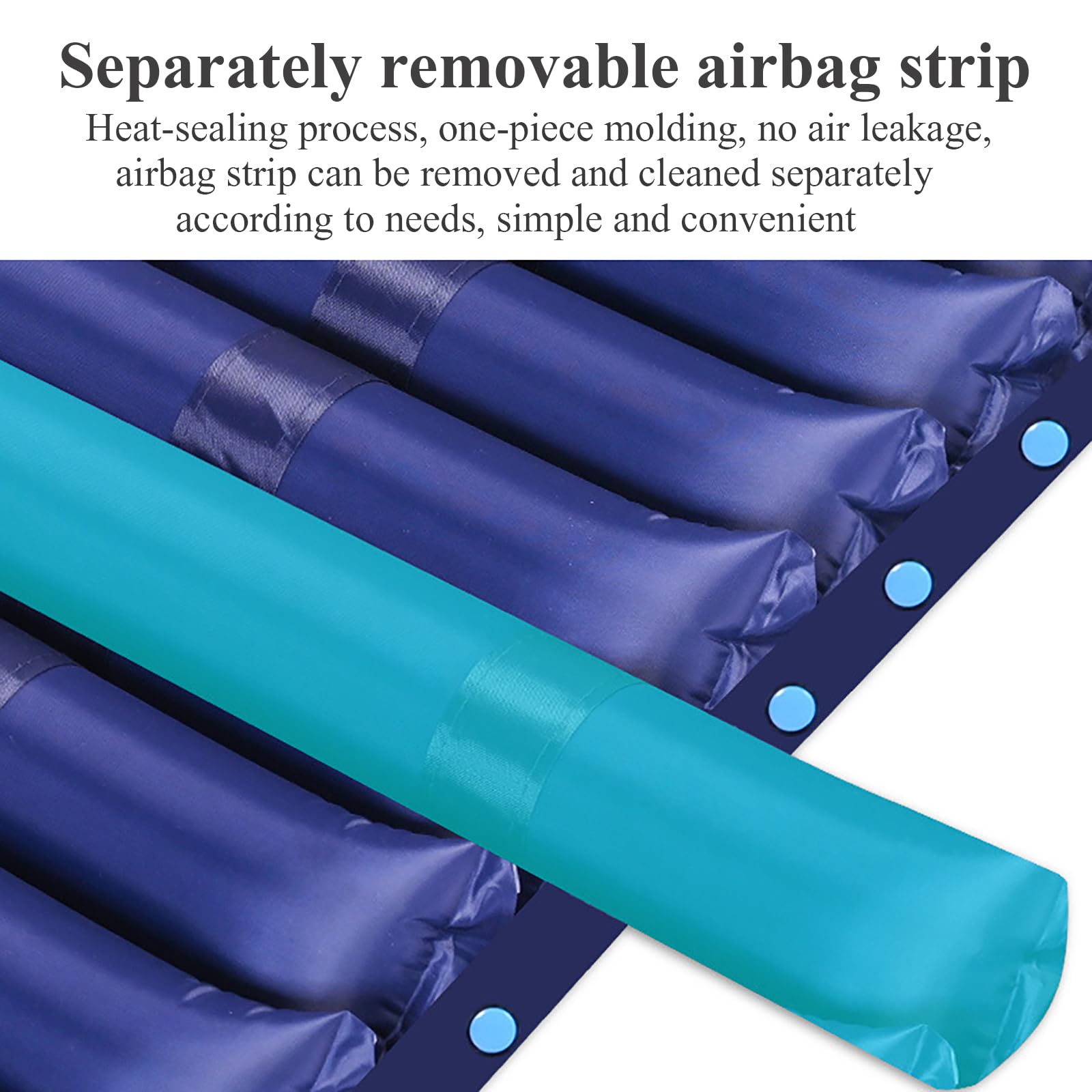 McbeAn Cojín De Aire Antiescaras, Colchón Inflable para Ancianos con Orificio para Taburete, Puede Prevenir Y Tratar Escaras/Dolor/úlceras, Vía Aérea Extraíble, para Uso Hospitalario O Doméstico
