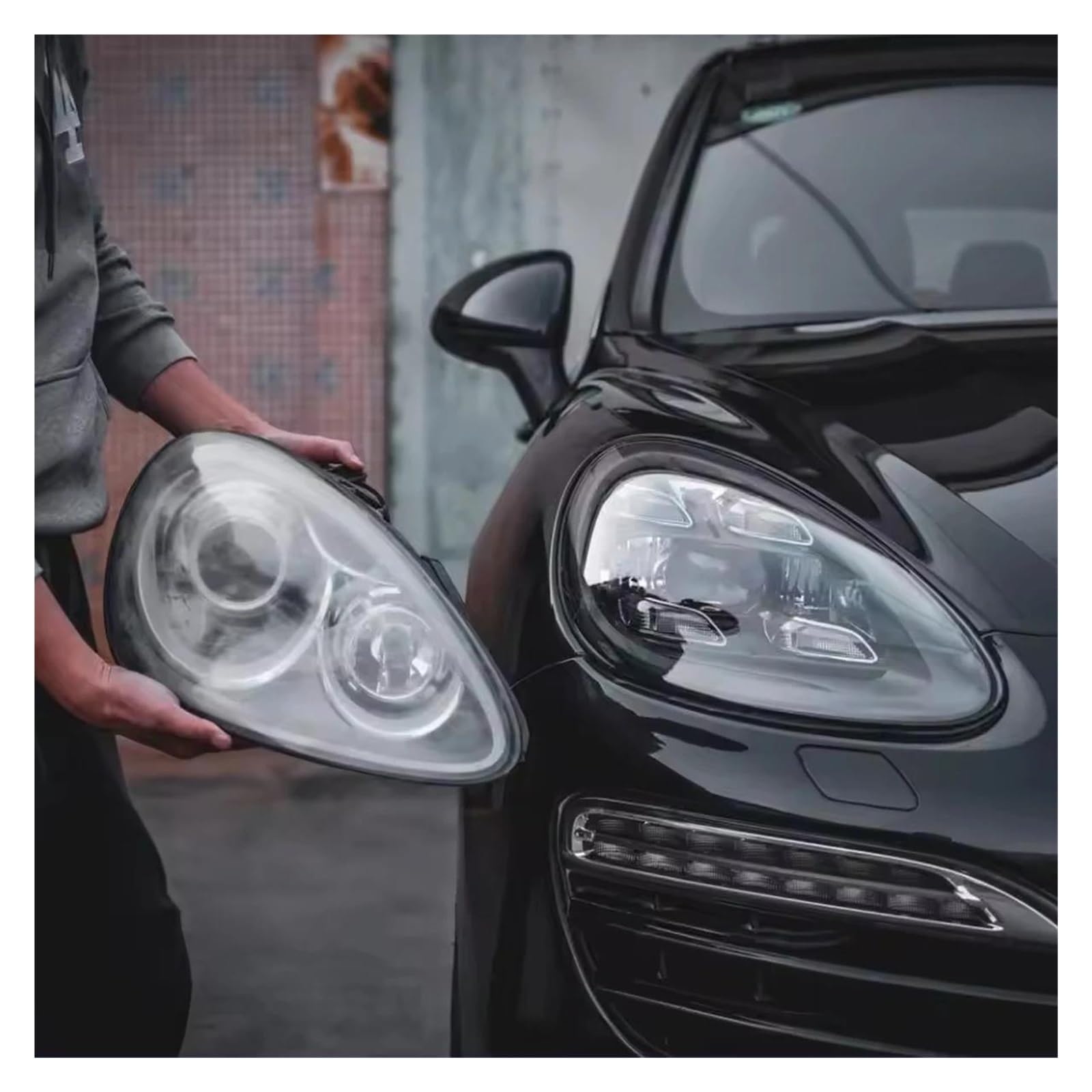 Faro Anteriore Per Cayenne 958.1 958.2 2011-2018 Aggiornamento 2020 Matrix Fari Auto Luci LED Testa Lampade Fanali Posteriori Faro Proiettore