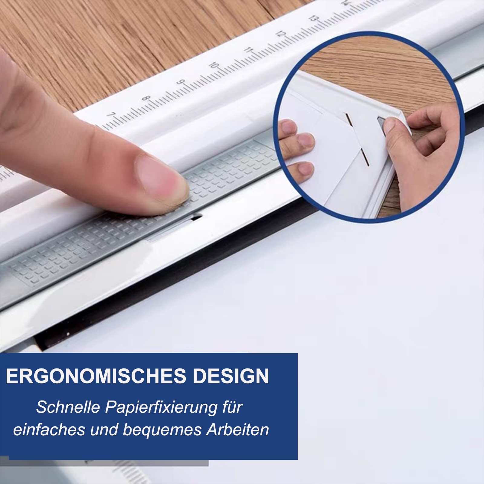 Zeichenbrett A3 Zeichenbrett Professioneller Zeichentisch mit gleitendem Zeichendreieck und Skala T-Quadrat für Ingenieure von Designerstudenten für eine exakte Arbeit und Studium