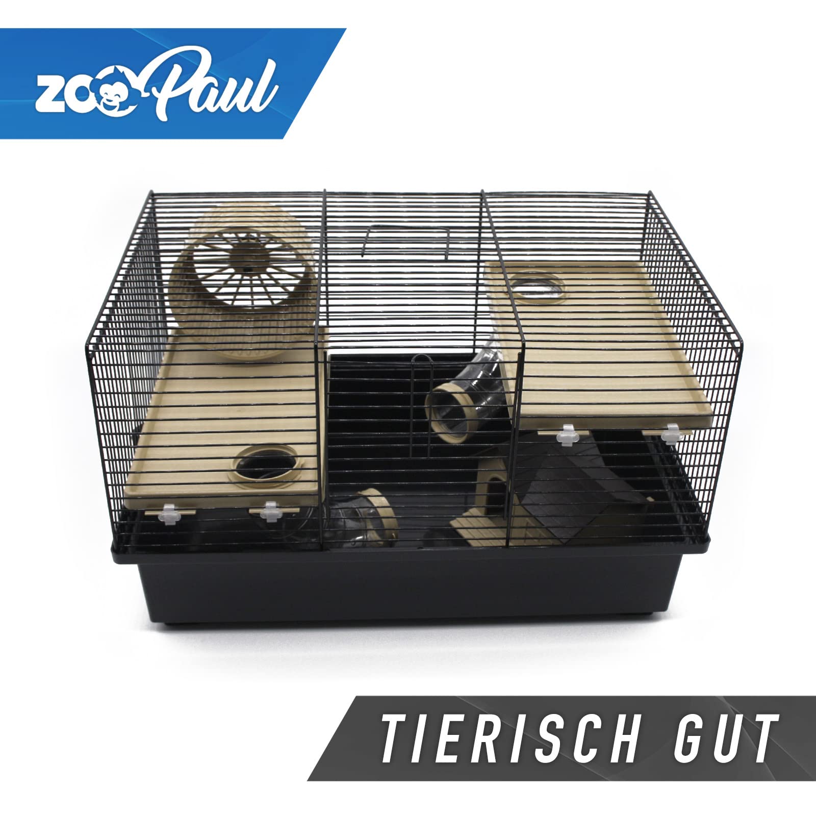 Interzoo hamsterkooi Homer, beige - 58 x 38 x 55cm