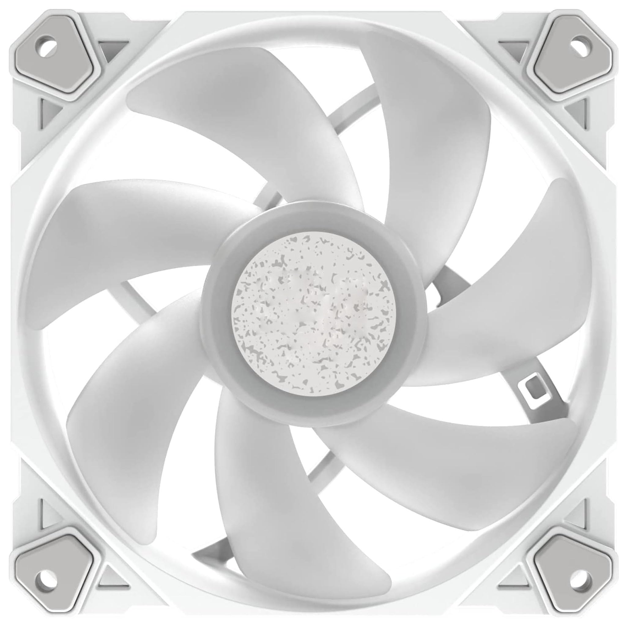 6 x Lüfter weiß LED ARGB bunt PC Gehäuse 120 mm Fan White Hub LED RGB mit Fernbedienung AURA SYNC 3 PIN leise hoher Luftstrom für Kühlung Desktop