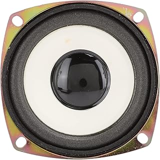 Full Range Speaker, 3 Inch Mini Full Frequency Audio Speaker 4ohm 5W High Sensitivity Home Stereo Woofer Loudspeaker for Multimedia Sound Box