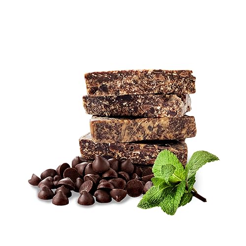 Vista 2 de MariGold Keto Fat Bombs Snacks - Chips de chocolate con menta, bajo en carbohidratos, rico en colágeno, mantequilla de cacao orgánica, chocolate