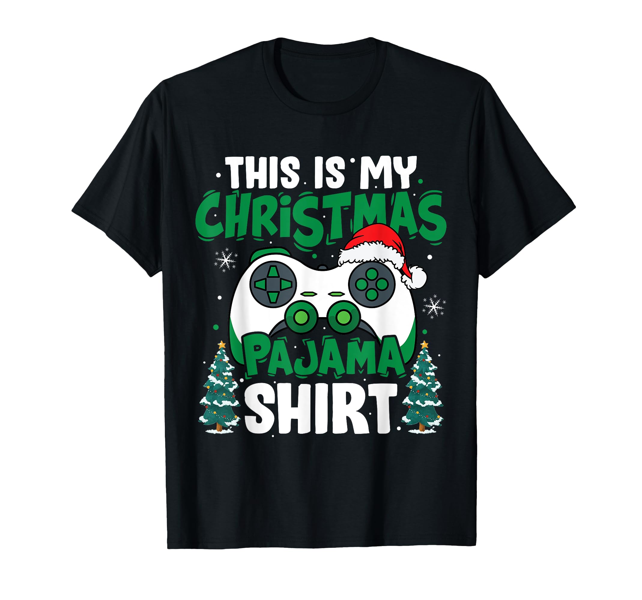 This Is My Christmas Pajama Video Game Gamer Boys Teens T-Shirt
