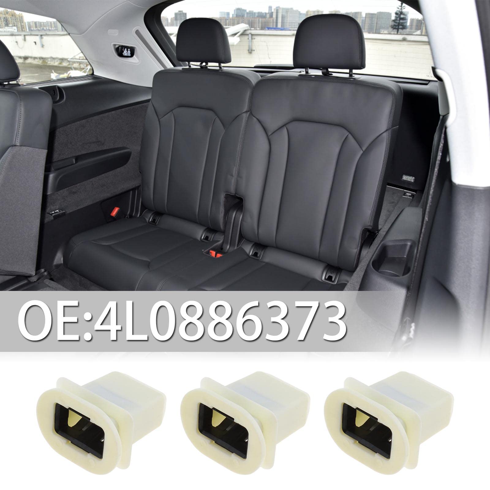 ECSiNG Lot De 10 Œillets Pour Coussin Siège Arrière 4L0886373 - Compatible Audi A4 A5 A6 A7 Q7