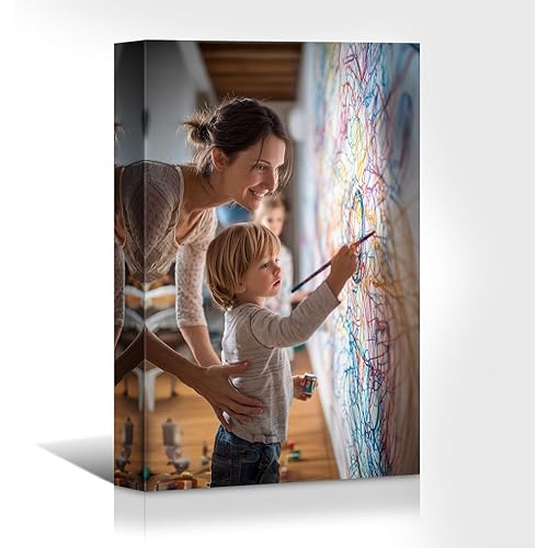 Laoife Custom Canvas Prints with Your Photos, Personalized Photo On Canvas Transform Your Photos into Stunning Wall Art Digitally Printed Photo To Canvas Ideal for Home Decor Gifts Keepsakes - 8"x10"