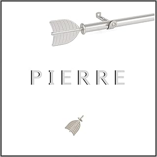 Maison Desyne - Bastone per tenda, 20 mm, colore: Argento, 71-122 cm