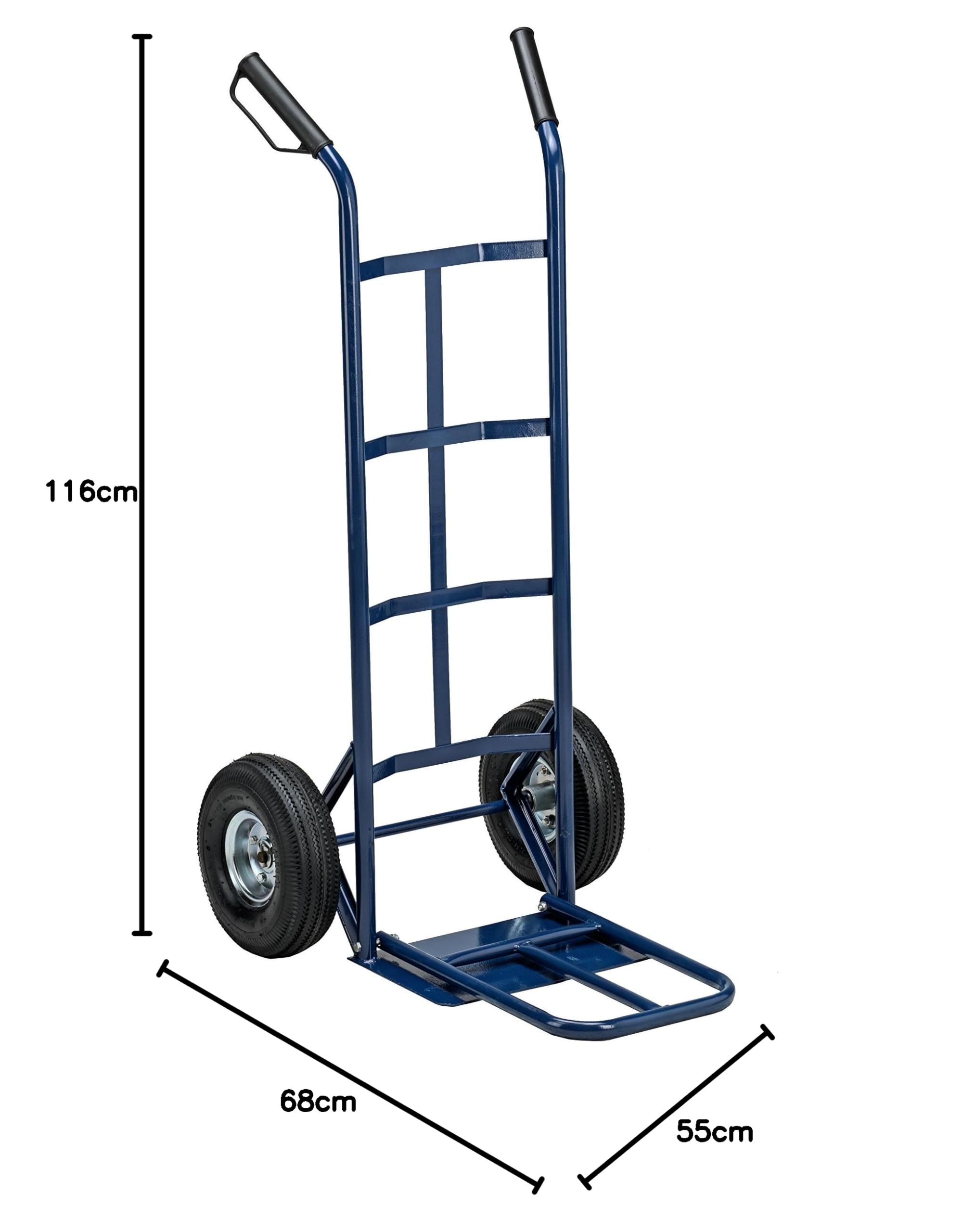 Linea Garden Friend Carrello trasporto grandi volumi ruote pneumatiche portata max. 250 Kg