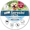Collar antipulgas y garrapatas Seresto para perros de más de 18 lb, tratamiento y prevención, recomendado por veterinarios, 8 meses de protección 1