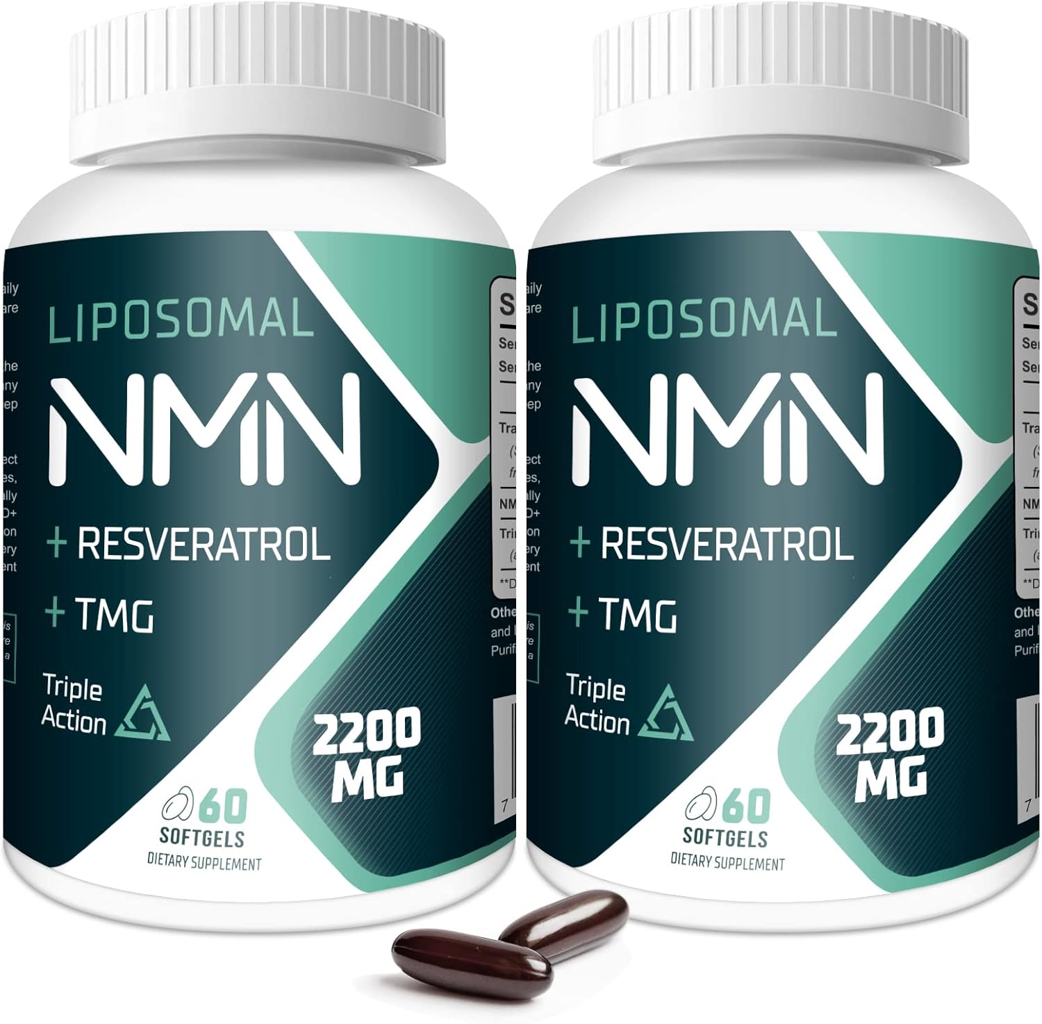 Liposomal NMN TransResveratrol TMG Supplements (2 Pack) Amazon.ca