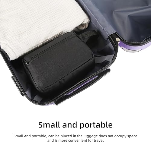 Miniatura 6 de Icramsy Neceser de viaje para mujeres y hombres, bolsa de aseo colgante, bolsa de cosméticos, accesorios de viaje, regalo para mujeres, hombres y
