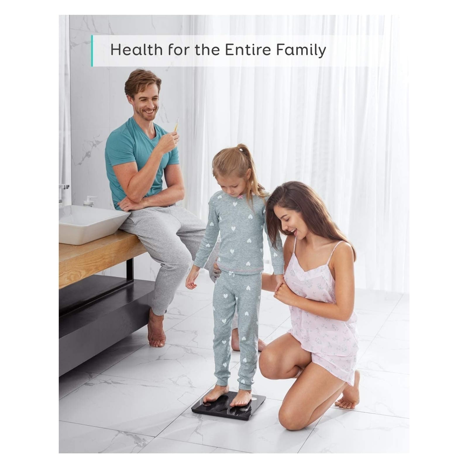 Bilancia Intelligente Con For Grasso Corporeo Bluetooth Pesapersone Digitale Wireless 12 Misurazioni Peso/grasso Corporeo/BMI Fitness Preciso E Facile Da Leggere