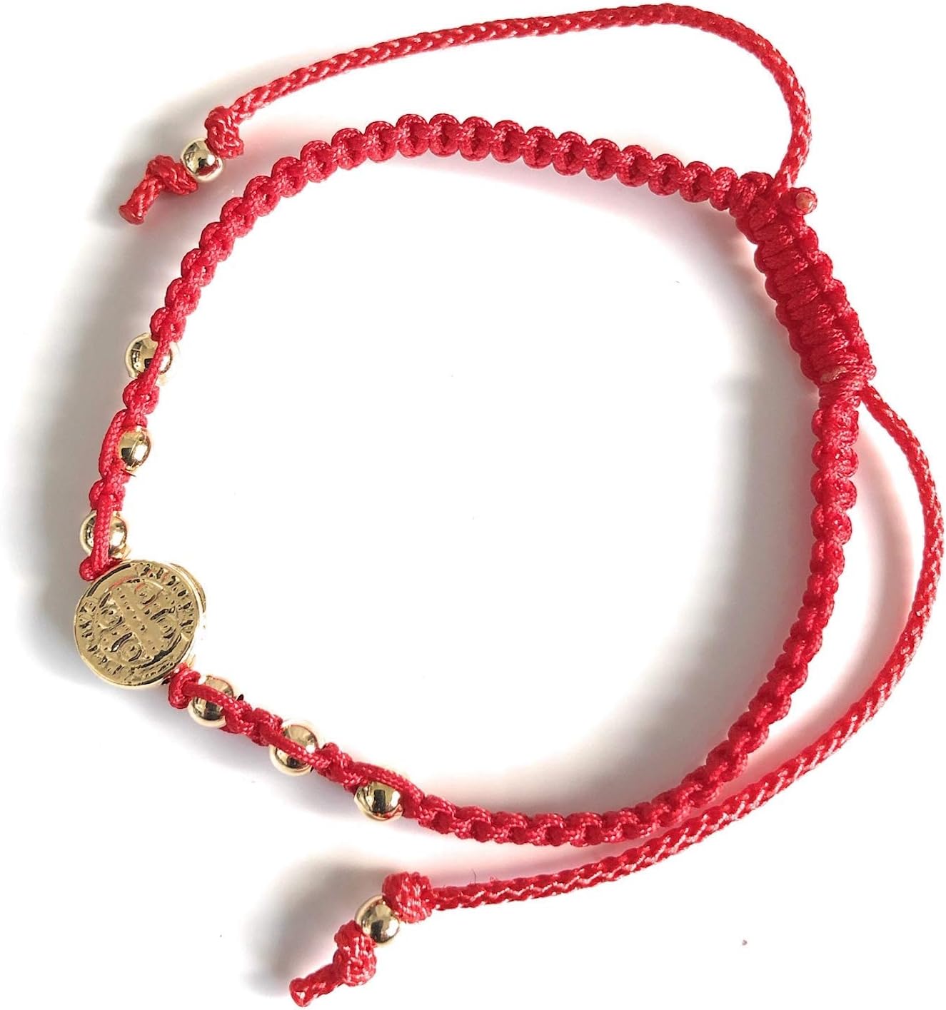 SIFRIMANIA Saint Benedict Adjustable Red Catholic Bracelet for all Ages Women Protection Jewelry - Image 7