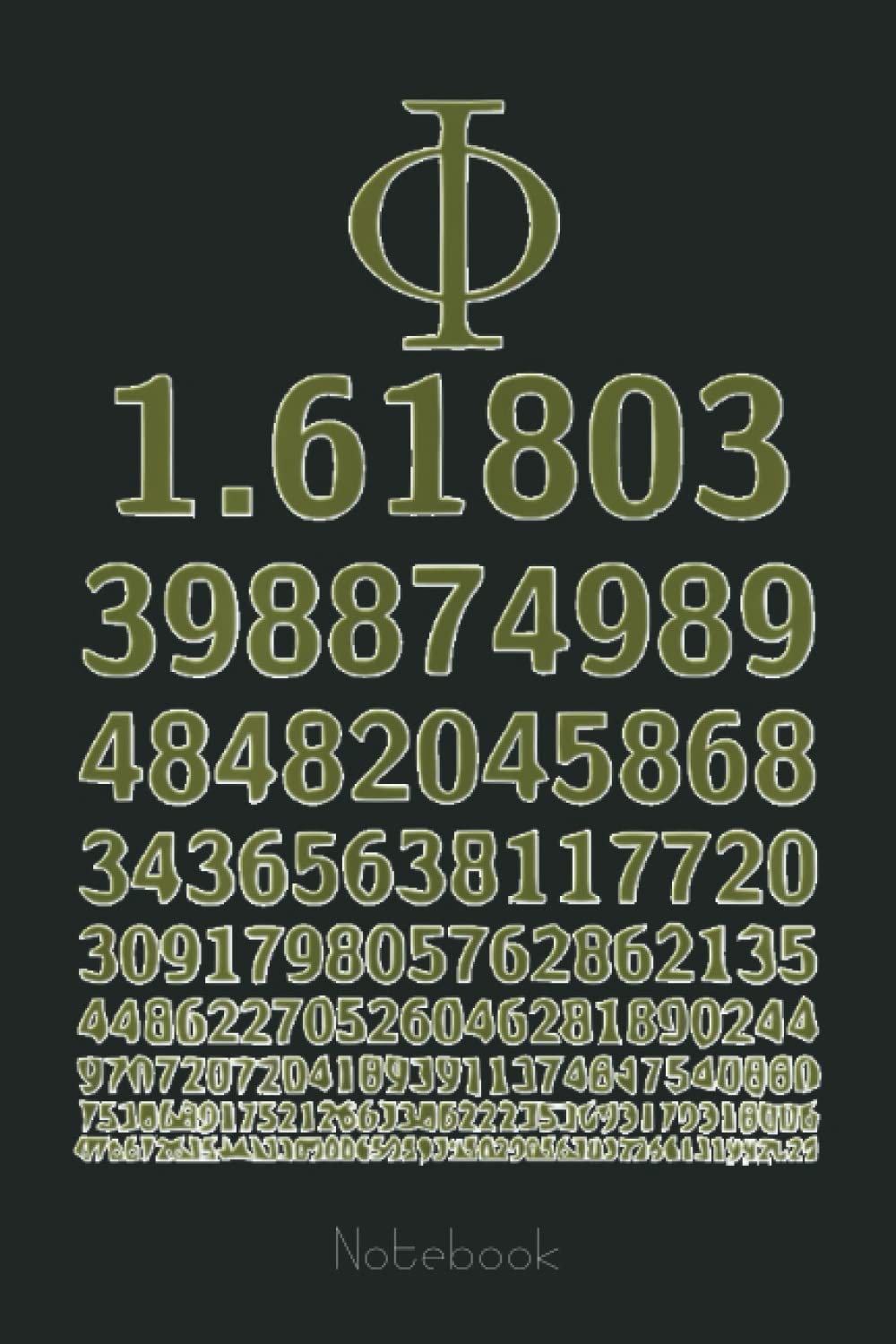 Phi Golden Ratio 1 1.618 Sacred Math Lovers: Graph Paper Notebook, Grid Paper for Math and Science Students, Quad Ruled 4x4 (110 Pages, 6x9) Paperback – 23 April 2022