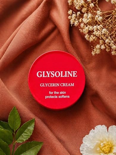 Glysoline Glycerin Cream for Face, Hands, Body and Foot, Deep Moisturising, Protects and Softens Dry Skin, 80 ml