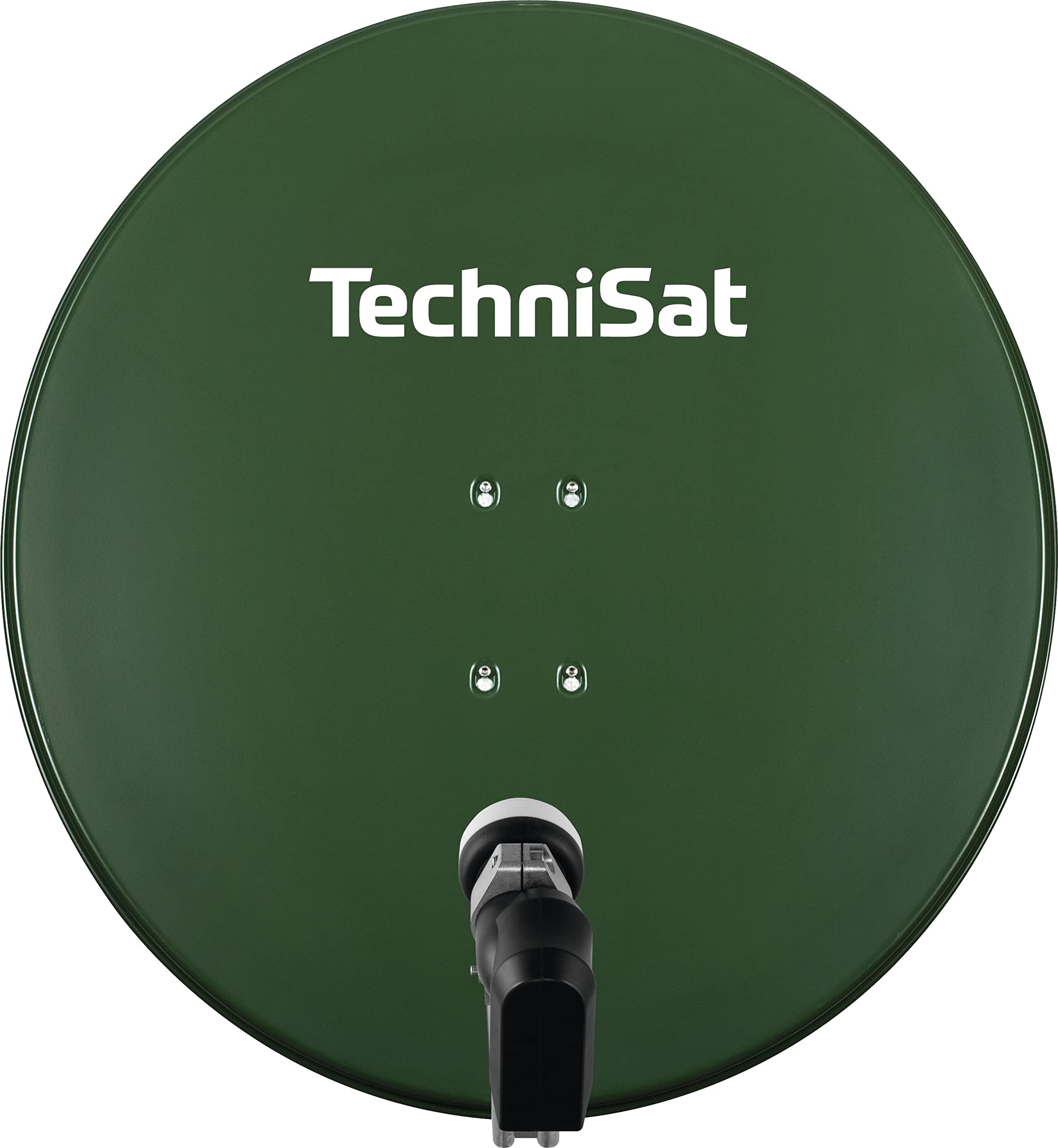 Kit Antenna Parabolica Da 60 Cm Tecnovoz - Con Supporto A Parete E LNB Illusion