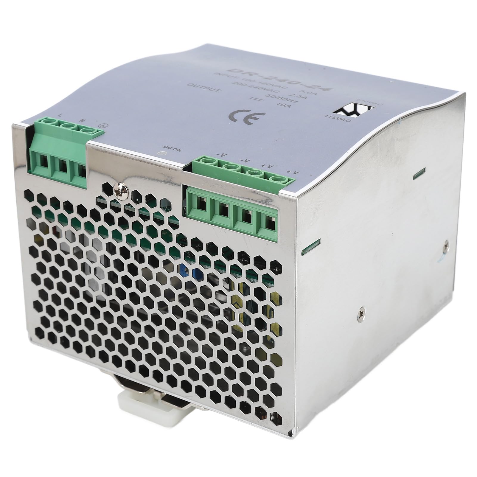 Switching Din Gara trasformatore convertitore 240 W Switching Din Alimentatore Protezione sovraccarico ad alta efficienza per il controllo elettrico Controllo elettrico Cancella (Output 48V)