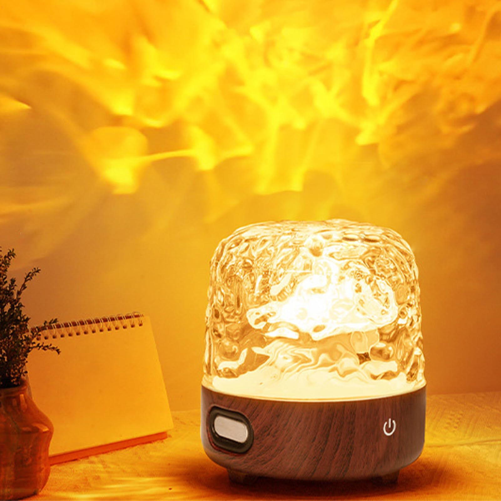 Luz Nocturna Lunar Para Niños Luz Nocturna Regulable Iluminación Ambiental | Lámpara Lunar de Noche con Altavoz Musical para Dormitorio Salón Camping Viaje Niños Adultos