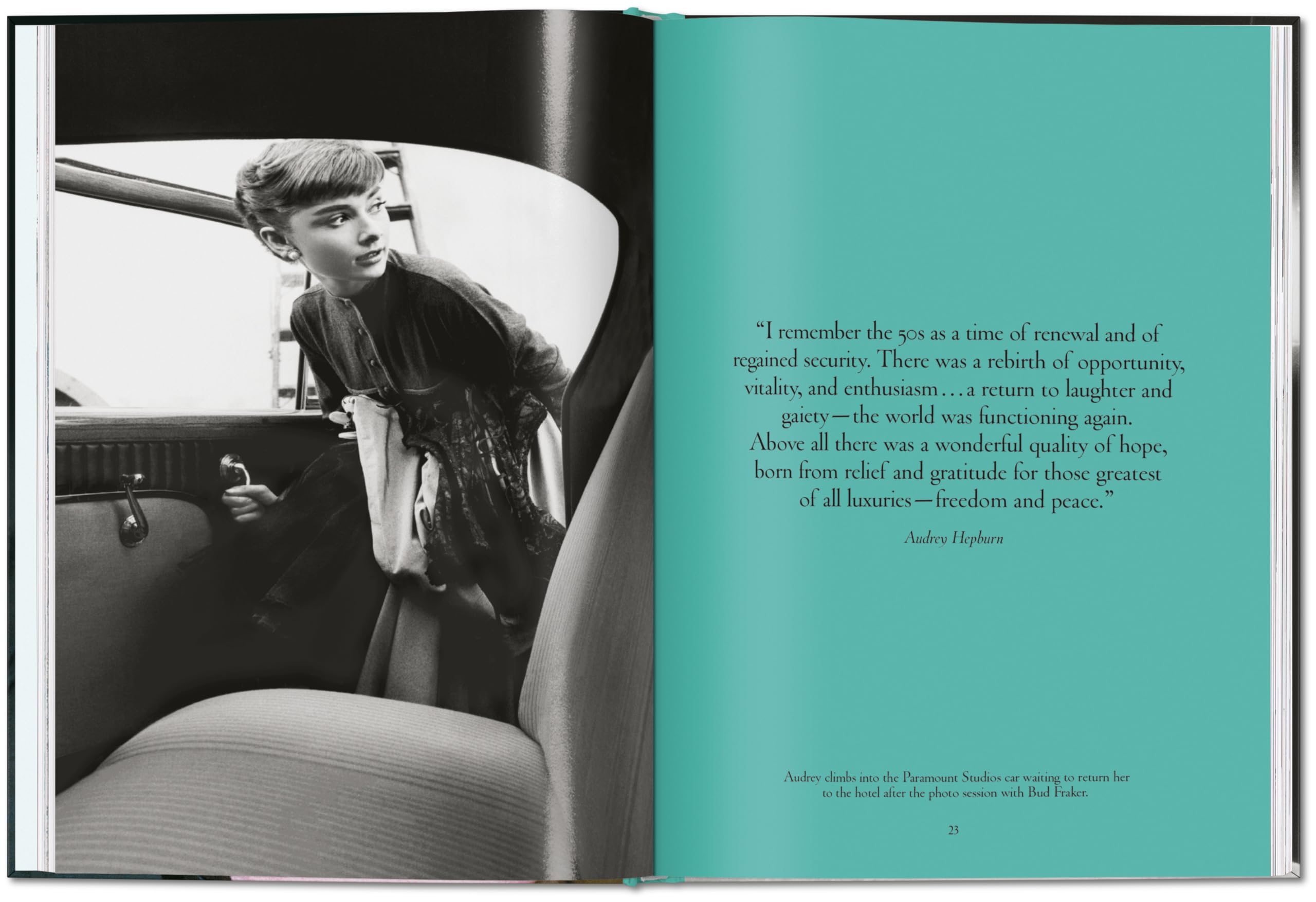 Bob willoughby. audrey hepburn. photographs 19531966