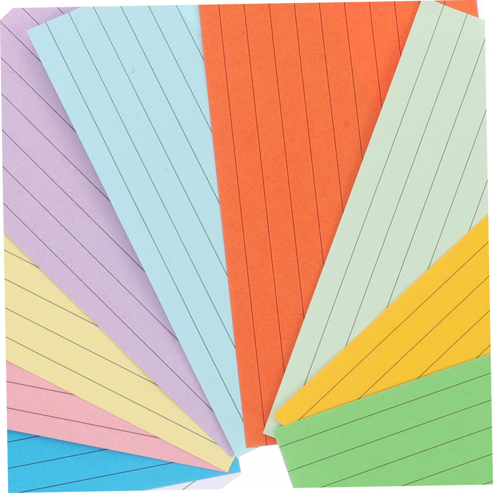Indexkartensatz 10 Stück Doppelseitig Liniert mit Papierumschlag