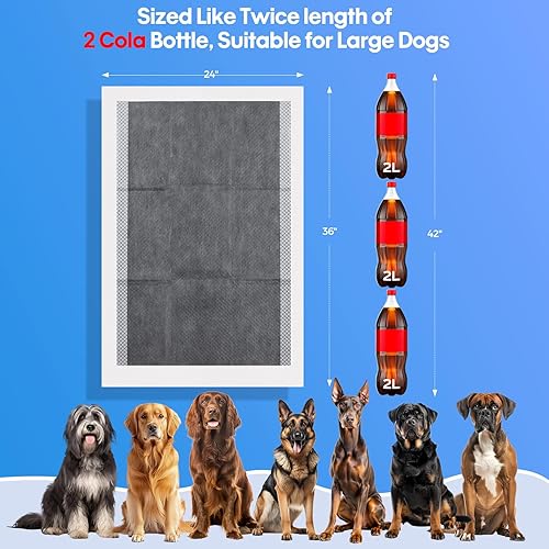 Miniatura 4 de Almohadillas desechables para cachorros almohadillas de entrenamiento para cachorros grandes 24 x 36 pulgadas almohadillas para orina de perro