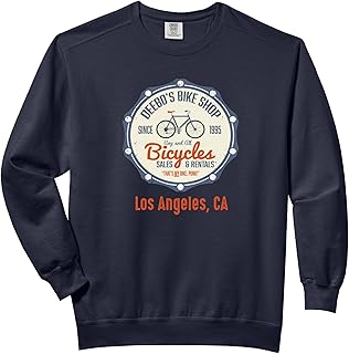 Los Angeles Shirts | Funny DEEBOS BIKE RENTALS Joke Shirt Comfort Colors Adult Sweatshirt