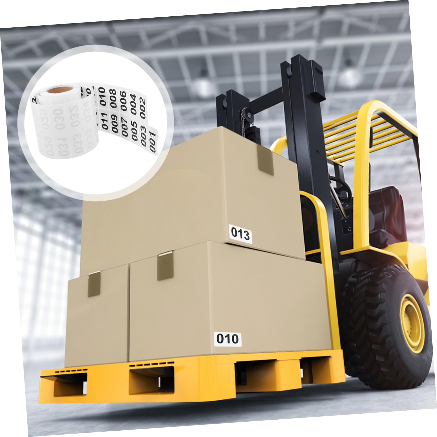 10rotoli Etichette Numerate Adesive Per Magazzino Stickers Pratici Per Numerazione Facili Da Applicare e Rimuovere Per Organizzazione e Identificazione