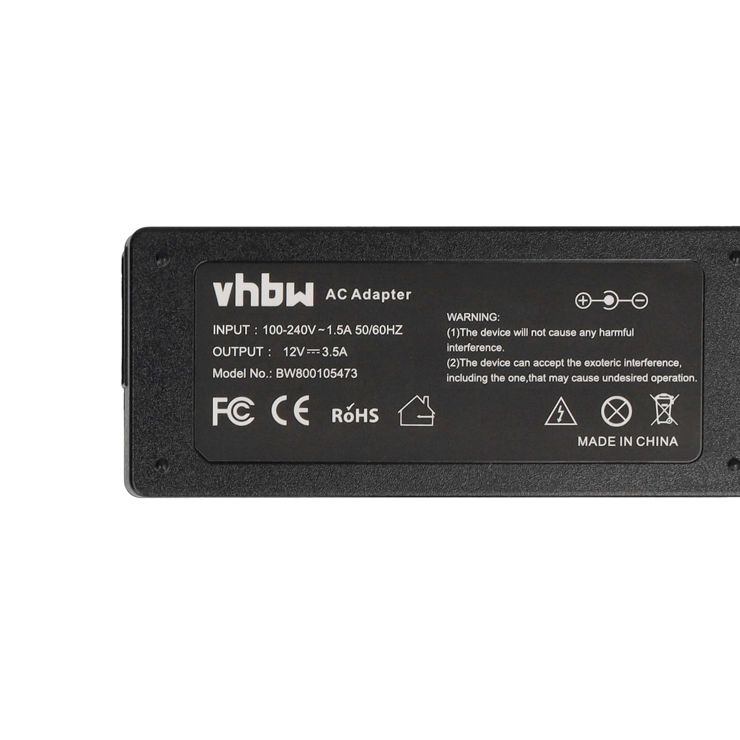 vhbw 1x alimentatore compatibile con Asus Eee PC 900SD, 1000XP, 1000H, 1000, 1000HA, 900a, 900hd, 900ha, 1002HA, 900 notebook, 42 W