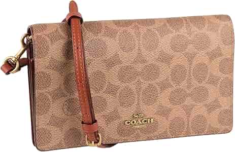 【美品】　コーチ　ショルダー　ウォレット　お財布ショルダー　2way 長財布 Amazon | [コーチ] ショルダーウォレット 長財布 シグネチャー