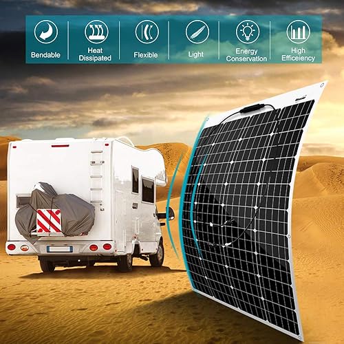 Miniatura 4 de Kit de generador solar de viento de 900 W con inversor de 1000 W y 4 paneles solares de 120 W y generador de turbina de viento de 400 W y