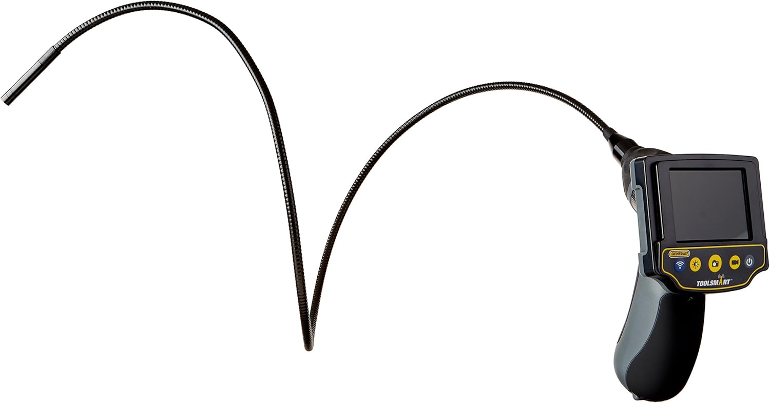 General Tools TS03 ToolSmart Wifi Connected Borescope Video Inspection Camera, 3.3-Foot Waterproof Probe with 8-mm Camera and 4 LED Lights General Tools TS03 ToolSmart Wifi Connected Borescope Video Inspection Camera, 3.3-Foot Waterproof Probe with 8-mm Camera and 4 LED Lights